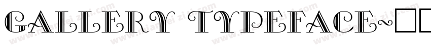 gallery typeface字体转换